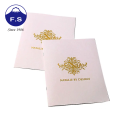 Custom Luxury Design Saddle Stitching Wedding Catalog